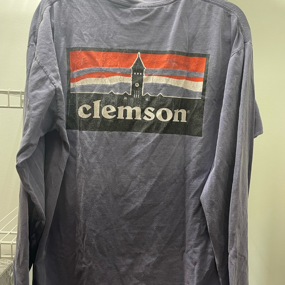 Clemson long sleeve t shirt Comfort Colors brand IYKYK